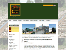 Tablet Screenshot of clintonnorthernrailway.org